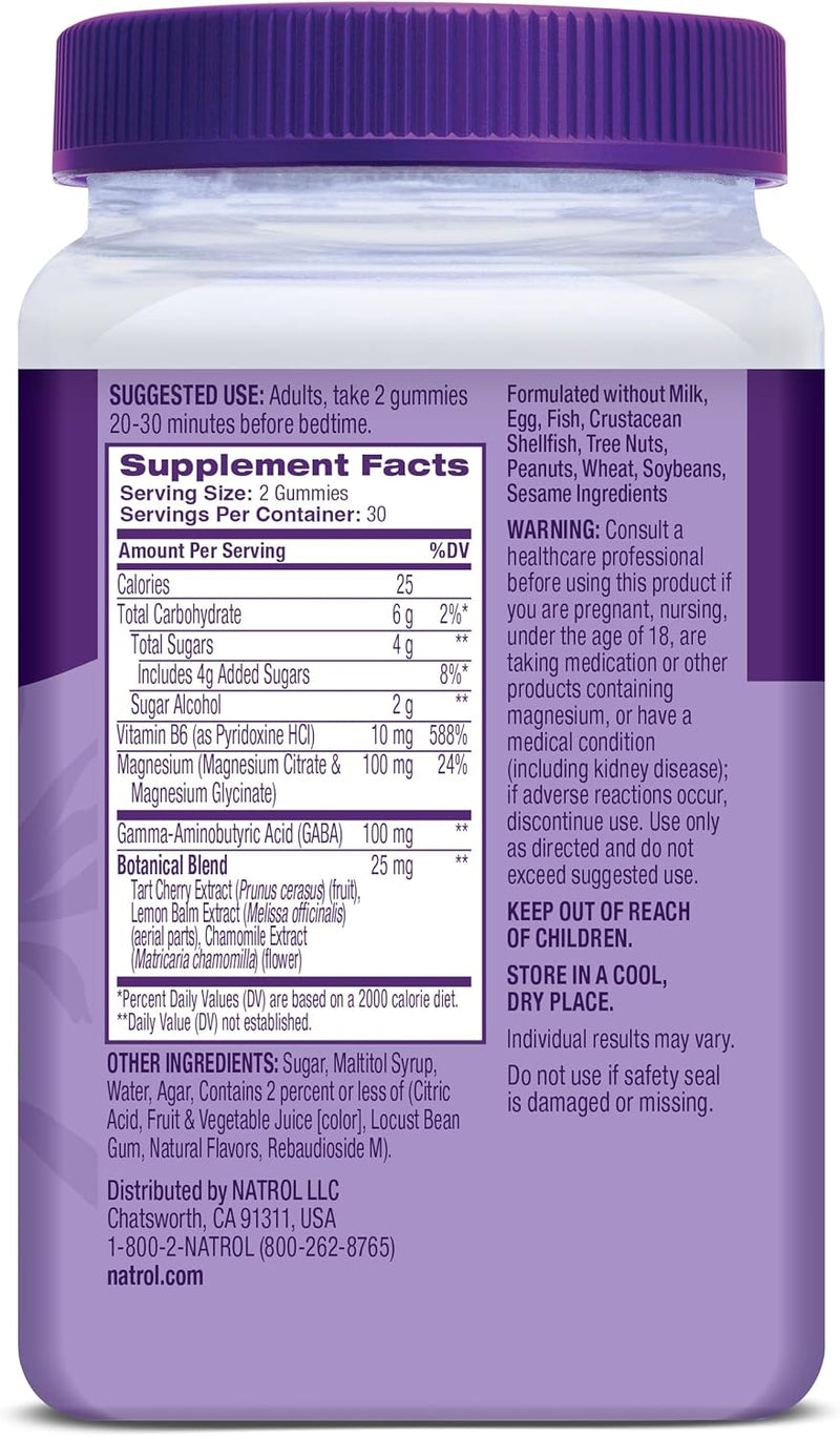 Sleep & Restore Gummies, Melatonin Free, Cherry, 60 Gummies by Natrol