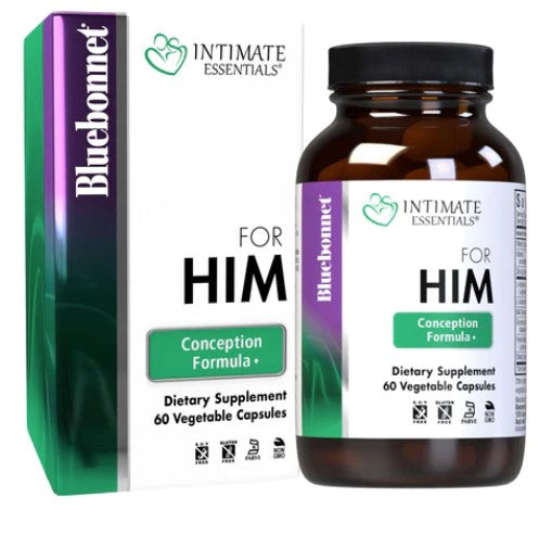 Intimate Essentials For Him Conception Formula 60 Vegetable Capsules, by Bluebonnet