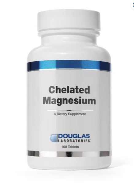 Chelated Magnesium 100 Tabs by Douglas Labs