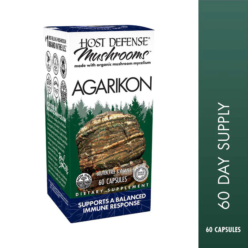 Host Defense Agarikon 60 Vegetarian Capsules