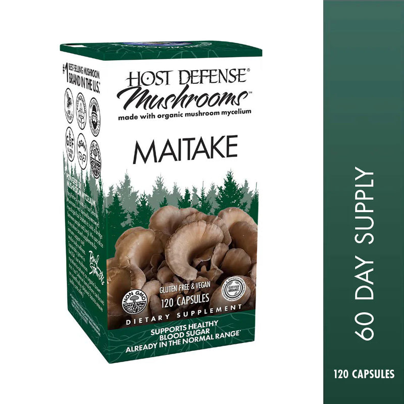 Host Defense Maitake 120 Vegetarian Capsules