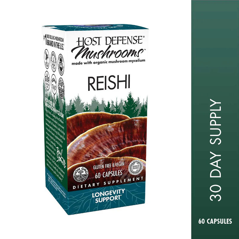 Host Defense Reishi 60 Vegetarian Capsules