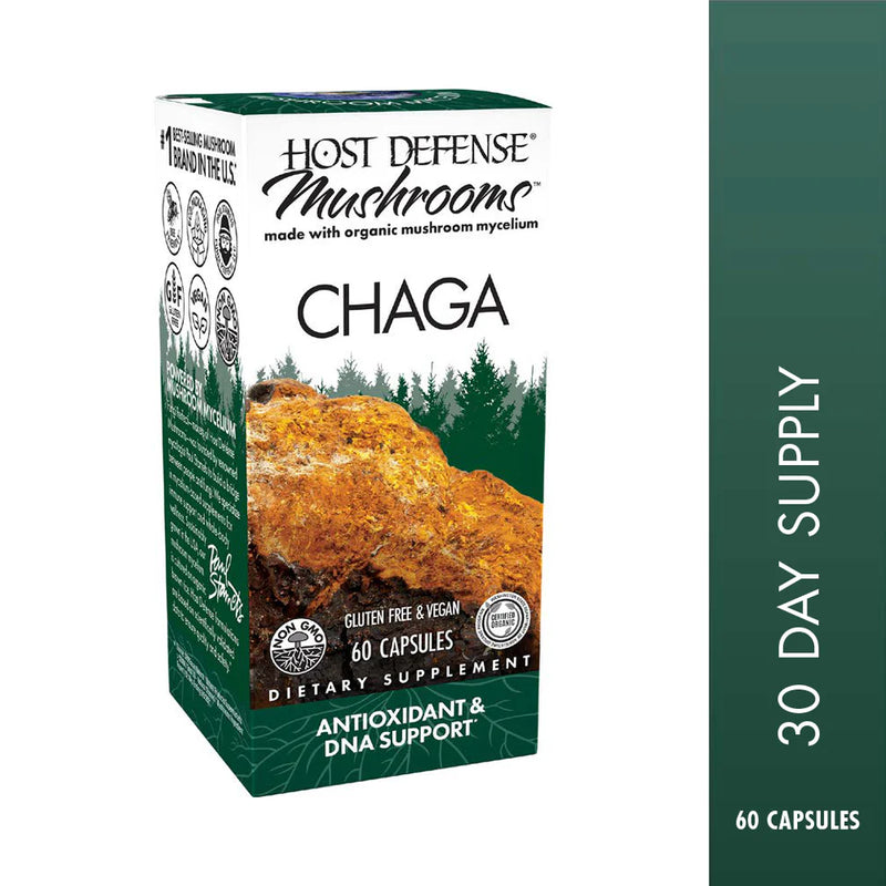 Host Defense Chaga 60 Vegetarian Capsules