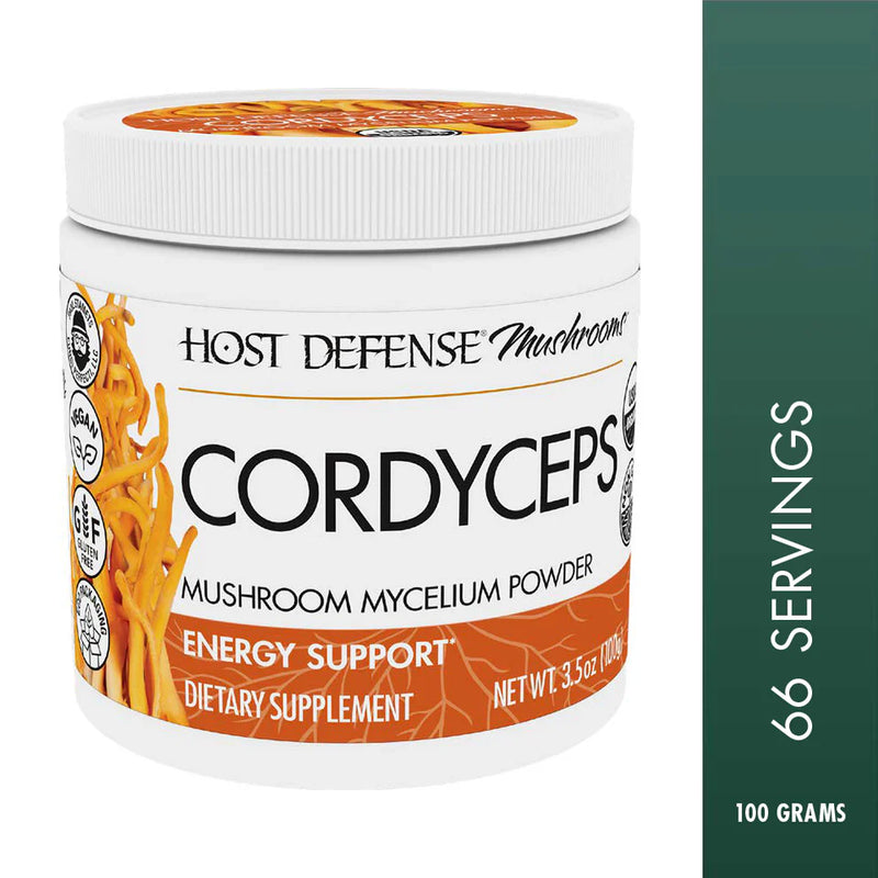 Host Defense Organic Cordyceps Powder - 3.5 oz (100g)