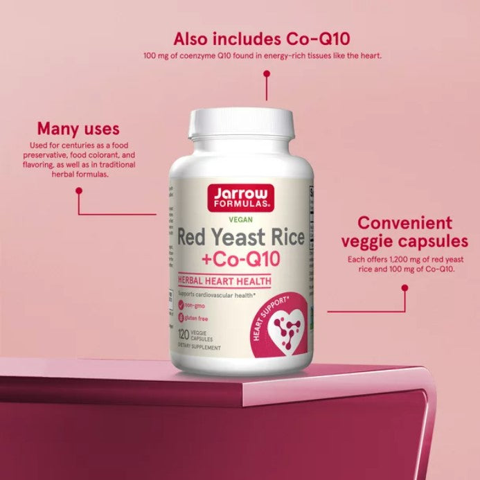 Red Yeast Rice + Co-Q10 120 Veggie Caps