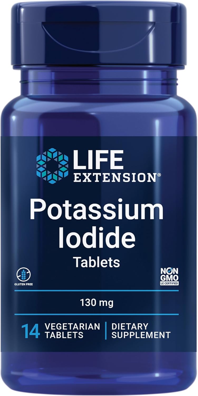Potassium Iodide 14 Tablets by Life Extension