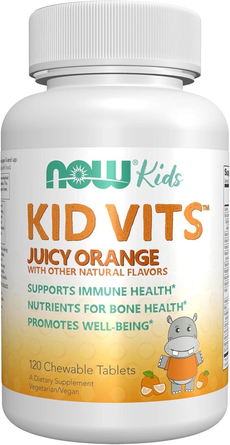 Kid Vits Orange Splash 120 Chewables by NOW