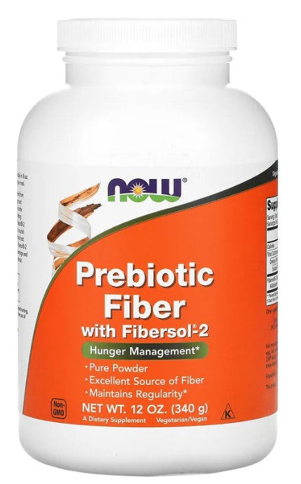 Prebiotic Fiber with Fibersol-2, 12 oz (340 g), by NOW