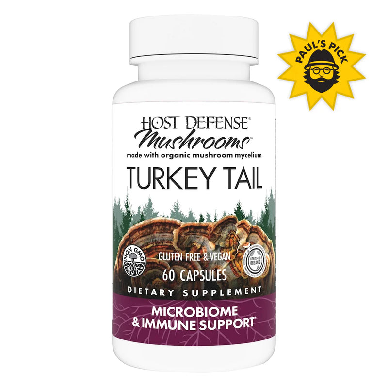 Host Defense Turkey Tail 60 Vegetarian Capsules