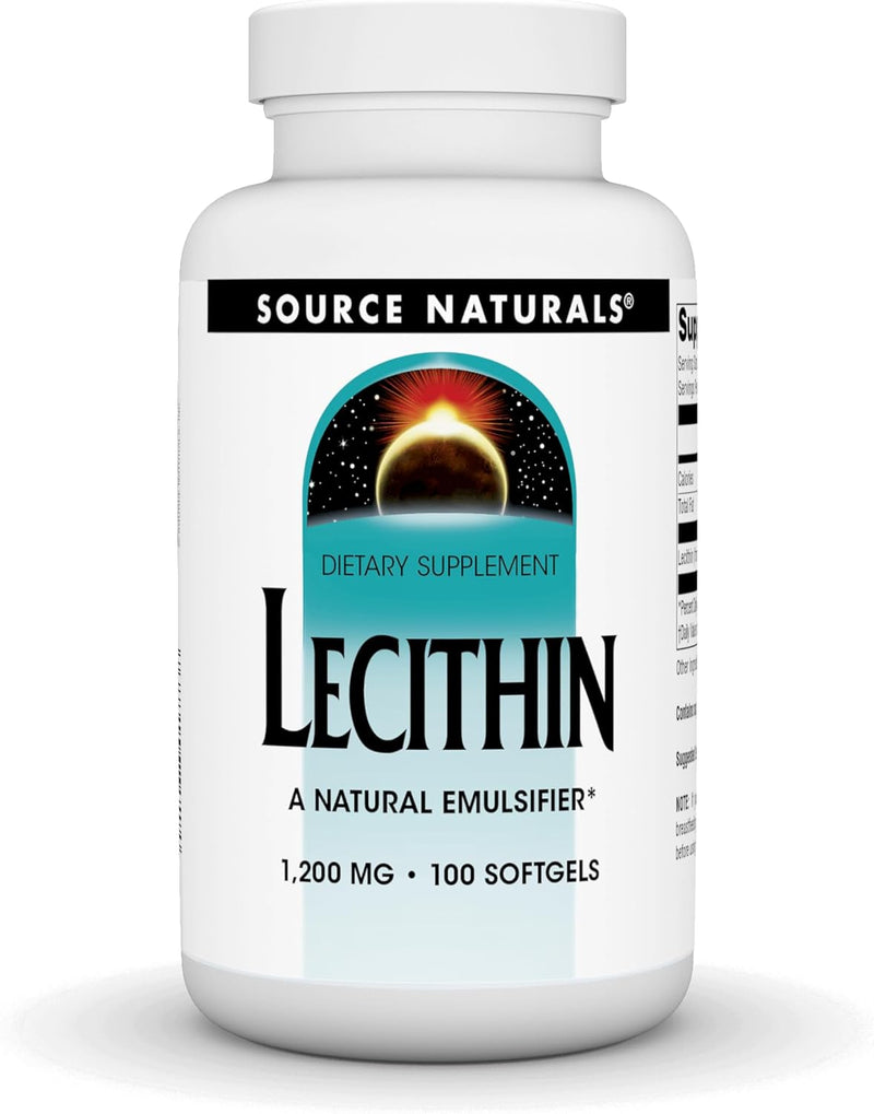 Lecithin 100 Softgels by Source Naturals