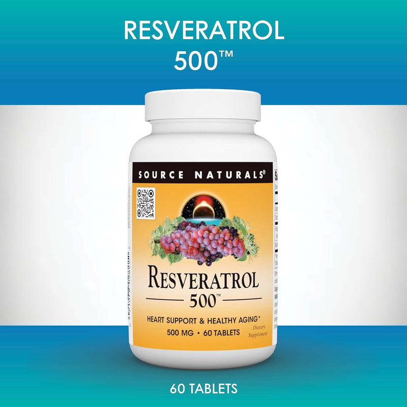 Resveratrol 500 mg - 120 Tablets Source Naturals