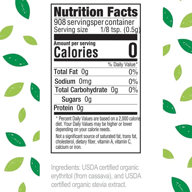Organic Stevia Original Blend 16 oz (454 g) by Stevita Naturals