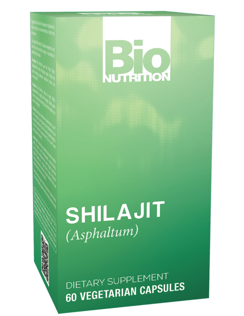 Shilajit 500mg 60 Veg Caps by Bio Nutrition