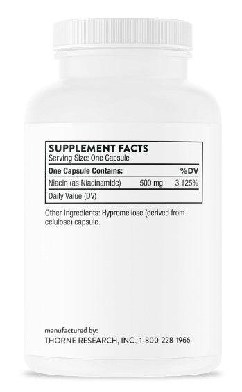 Niacinamide, 180 Capsules, by Thorne