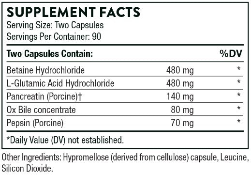 Advanced Digestive Enzymes, 180 Capsules, by Thorne