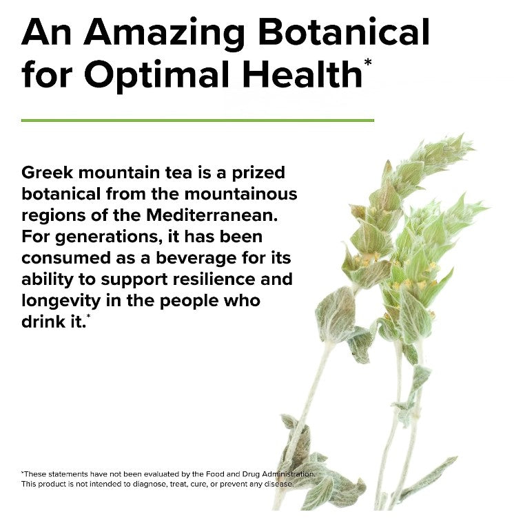 Terry Naturally GMT23™ Greek Mountain Tea, 30 Capsules, by Europharma