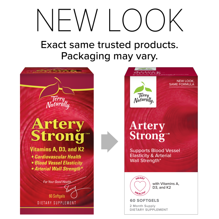 Terry Naturally Artery Strong 60 Softgels by EuroPharma