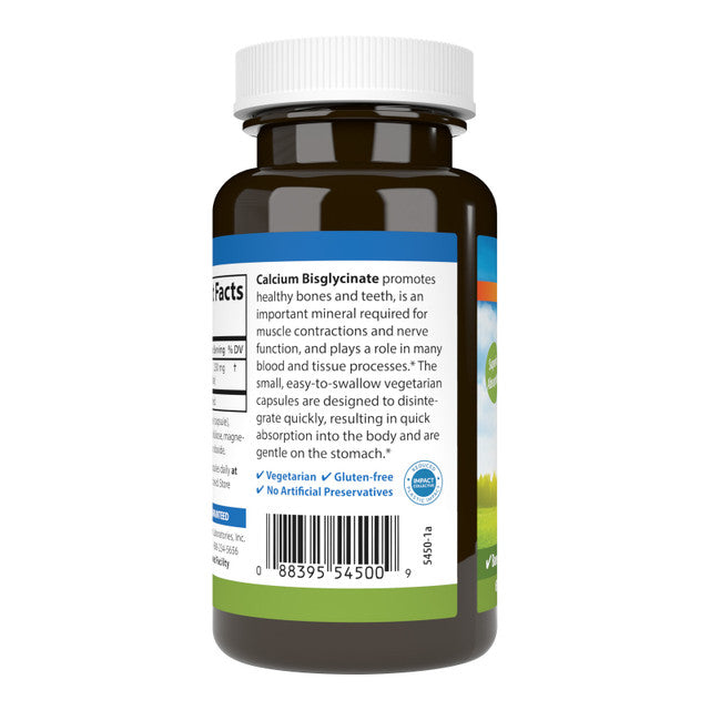 Calcium Bisglycinate 60 Capsules by Carlson Laboratories