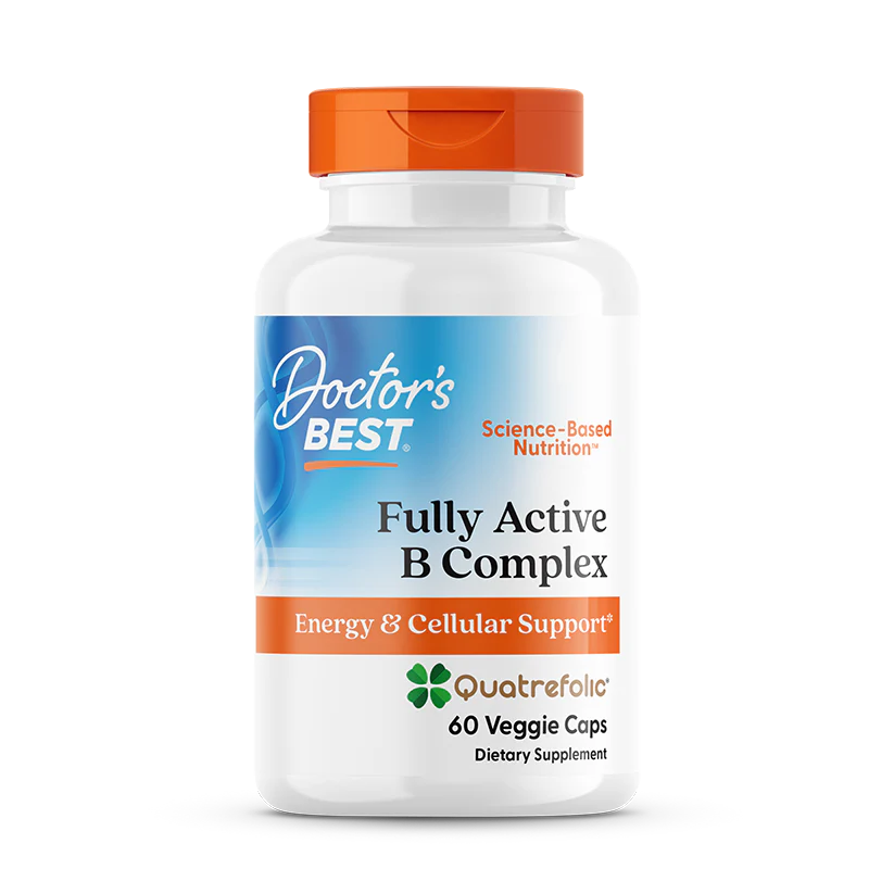 Fully Active B Complex 60 Veggie Caps | Supports Energy & Cell Health