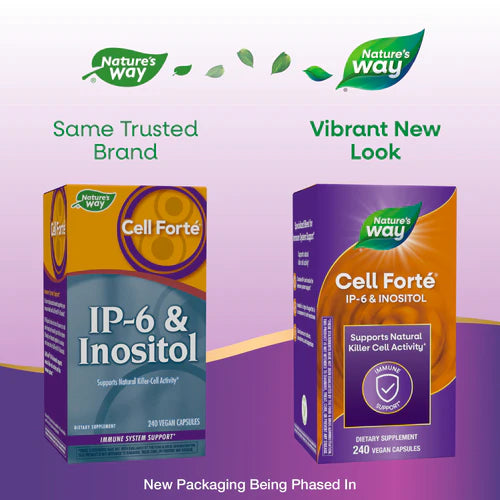 Cell Forte IP-6 & Inositol 240 Veg Capsules by Nature&