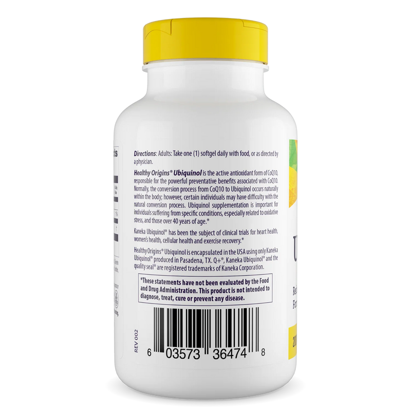 Ubiquinol 200 mg 60 Softgels