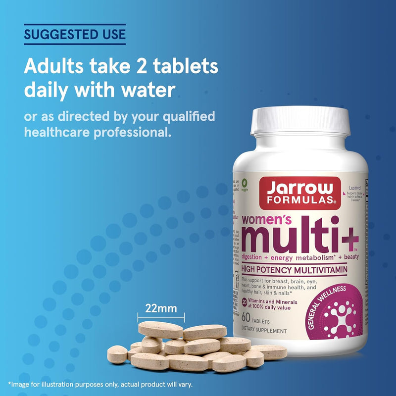 Jarrow Multi Women's Multi+ Multivitamin 60 Tablets by Jarrow Formulas