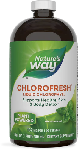 Chlorofresh Liquid Chlorophyll Mint Flavored 16 fl oz (473.2 ml) by Nature&