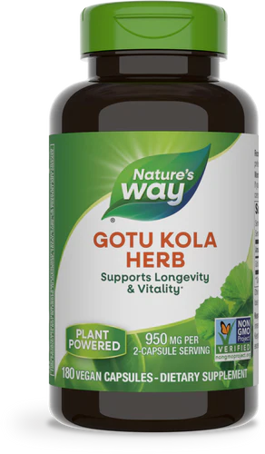 Gotu Kola Herb 475 mg 180 Vegetarian Capsules