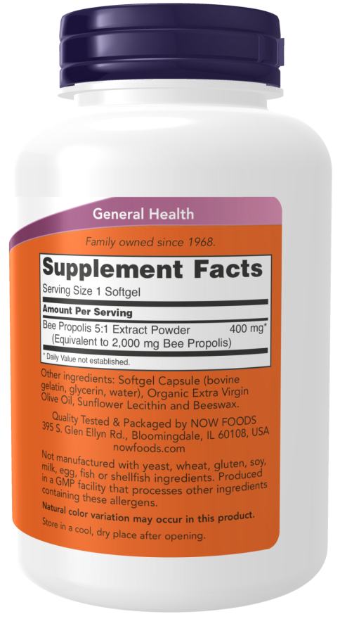 Propolis 2000 90 Softgels, NOW Foods