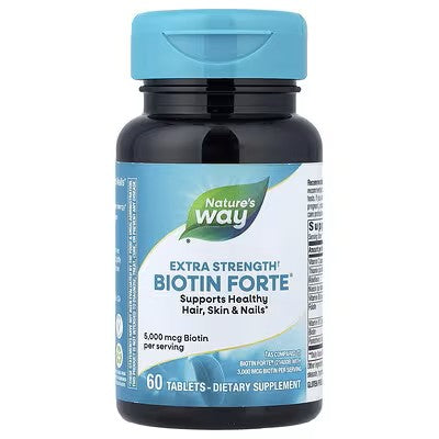 Buy Biotin Forte 5 mg 60 Tablets | Supports Hair, Skin & Nails