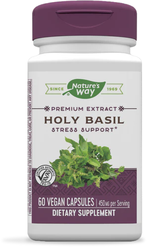 Holy Basil Standardized 60 Vegetarian Capsules | Better Health