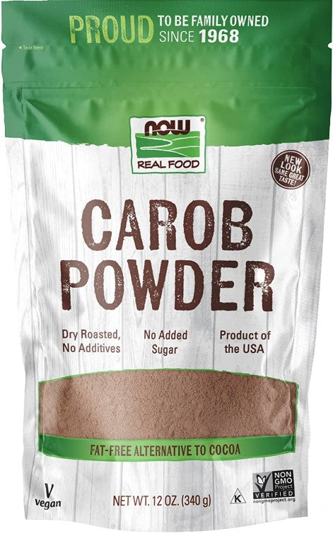 Real Food, Carob Powder, 12 oz (340 g), by NOW | Better Health ...