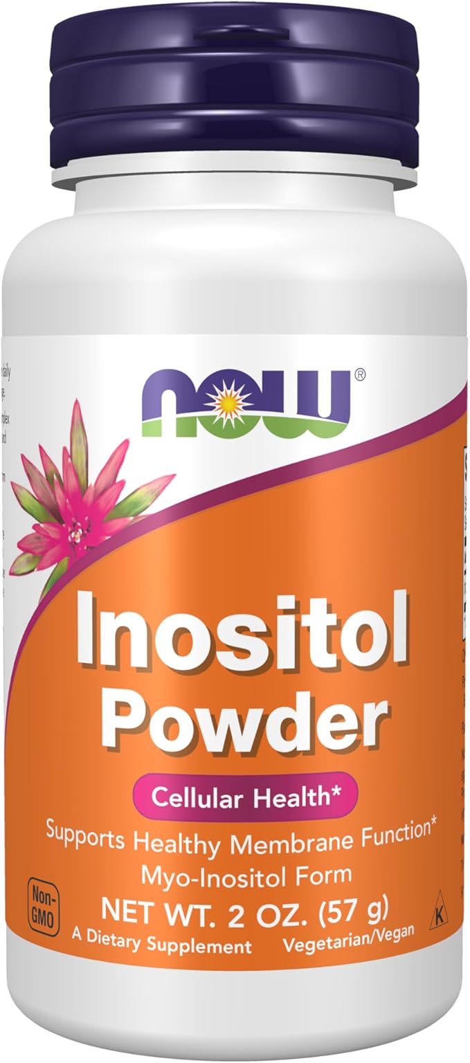 Inositol Powder, 2 oz (57 g) by NOW | Cellular Health Supplement