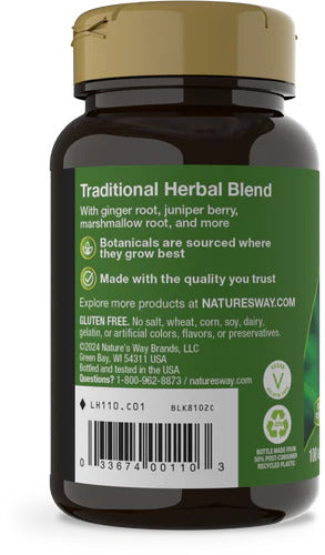 Kidney Bladder Premium Blend 450 mg 100 Vegan Capsules by Nature&