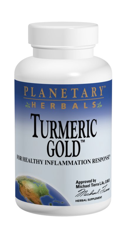 Turmeric Gold 500 mg 120 Capsules by Planetary Herbals