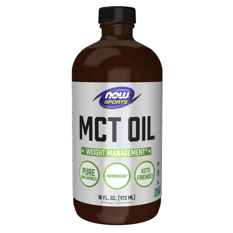 MCT Oil, Unflavored, 16 fl oz (473 ml) by NOW
