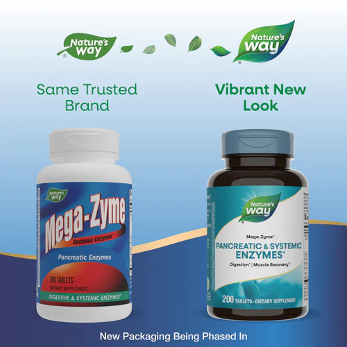 Mega-Zyme 200 Tablets by Nature&