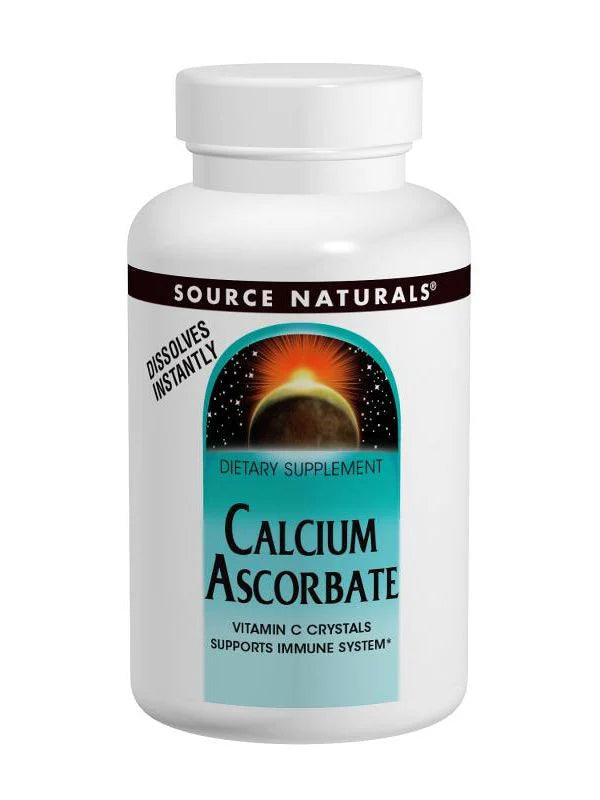 Calcium Ascorbate Crystals - 8 oz (226.8 Grams) by  Source Naturals