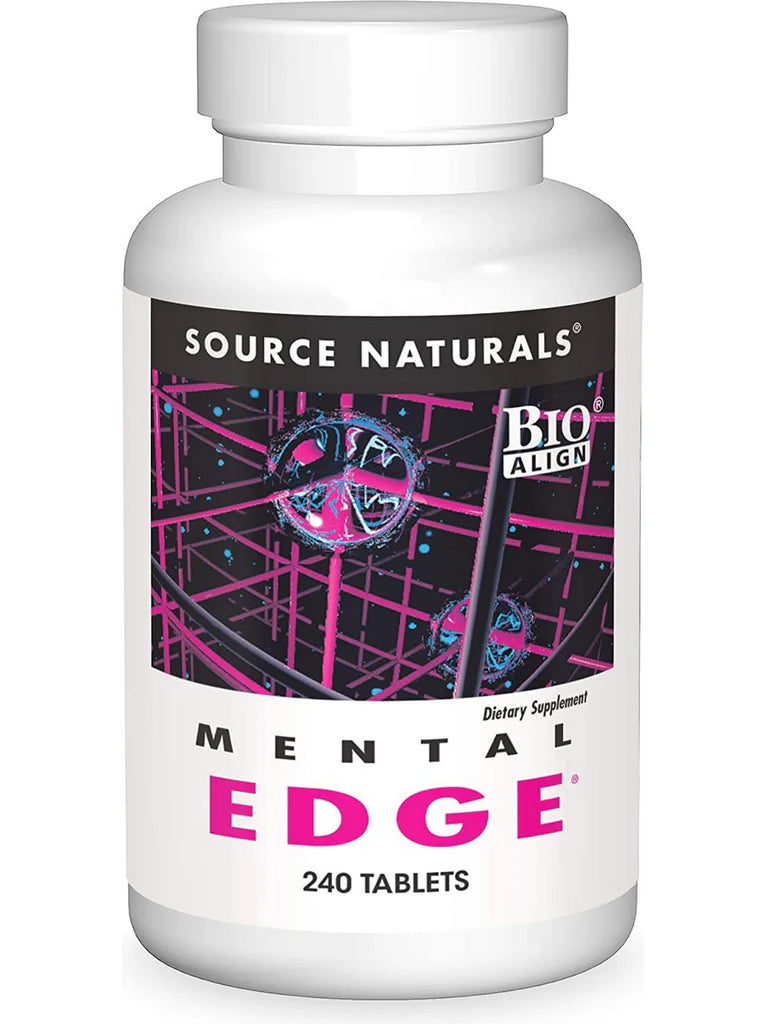 Mental Edge®, 240 tablets by Source Naturals