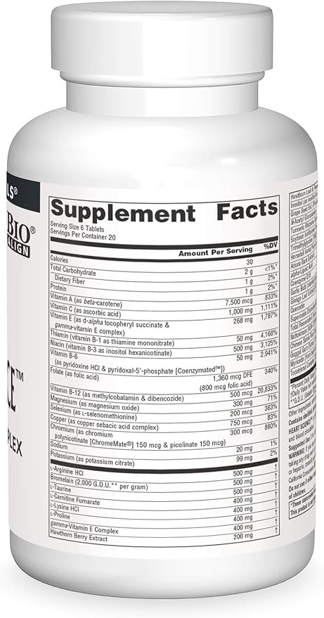 HeartScience™, Multi-Nutrient Complex, 120 Tablets by Source Naturals ...