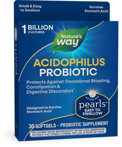 Probiotic Pearls Acidophilus 30 Once Daily Softgels