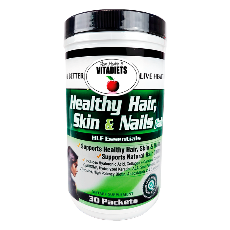 Healthy Hair, Skin, & Nails Pack 30 Packets by Your Health & Vitadiets