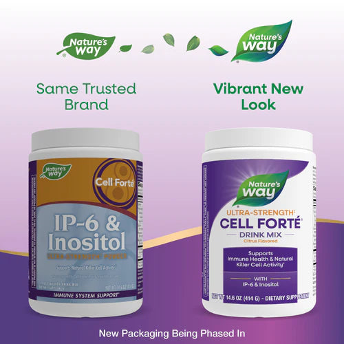 Cell Forte IP-6 & Inositol Ultra Strength Powder 14.6 oz (414 g) by Nature&