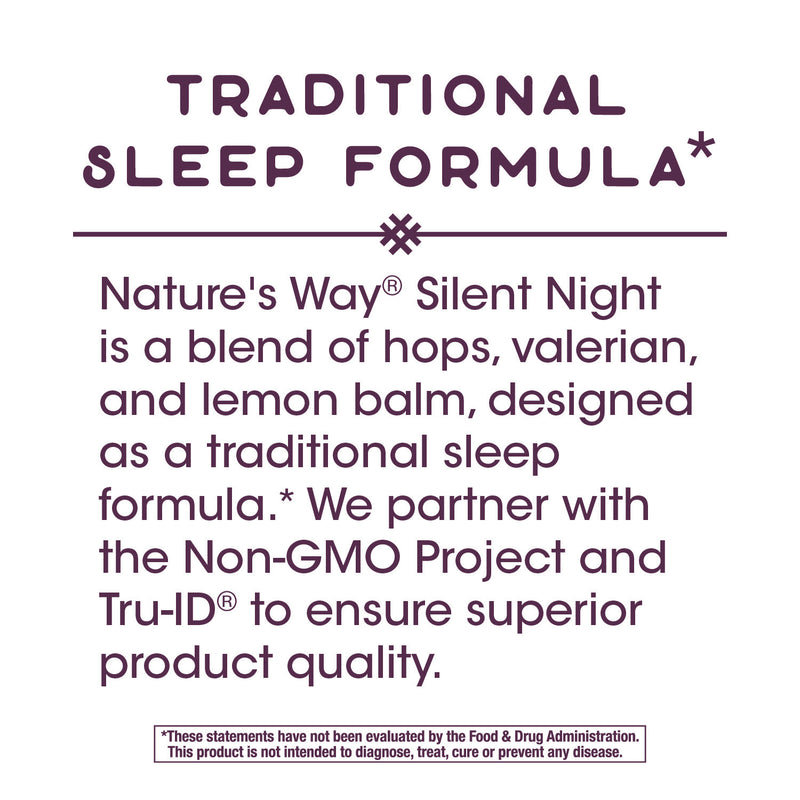 Silent Night Sleep Formula 440 mg 100 Vegetarian Capsules by Nature&