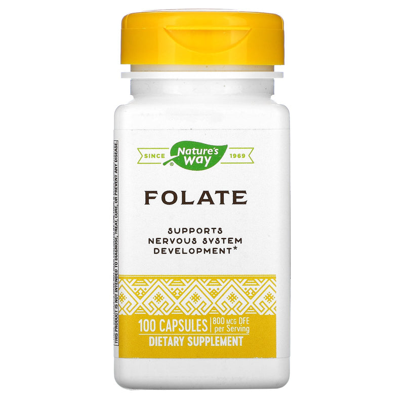 Folic Acid 800 mcg 100 Capsules