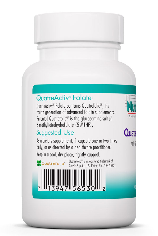 QuatreActiv Folate 90 Vegetarian Capsules by Nutricology best price