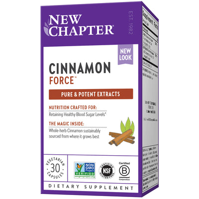 Cinnamon Force 30 Liquid VCaps by New Chapter best price