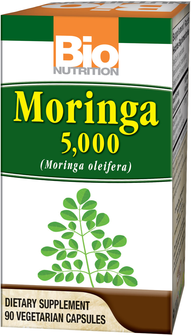 Moringa 5,000 mg 90 Vegetarian Capsules by Bio Nutrition best price