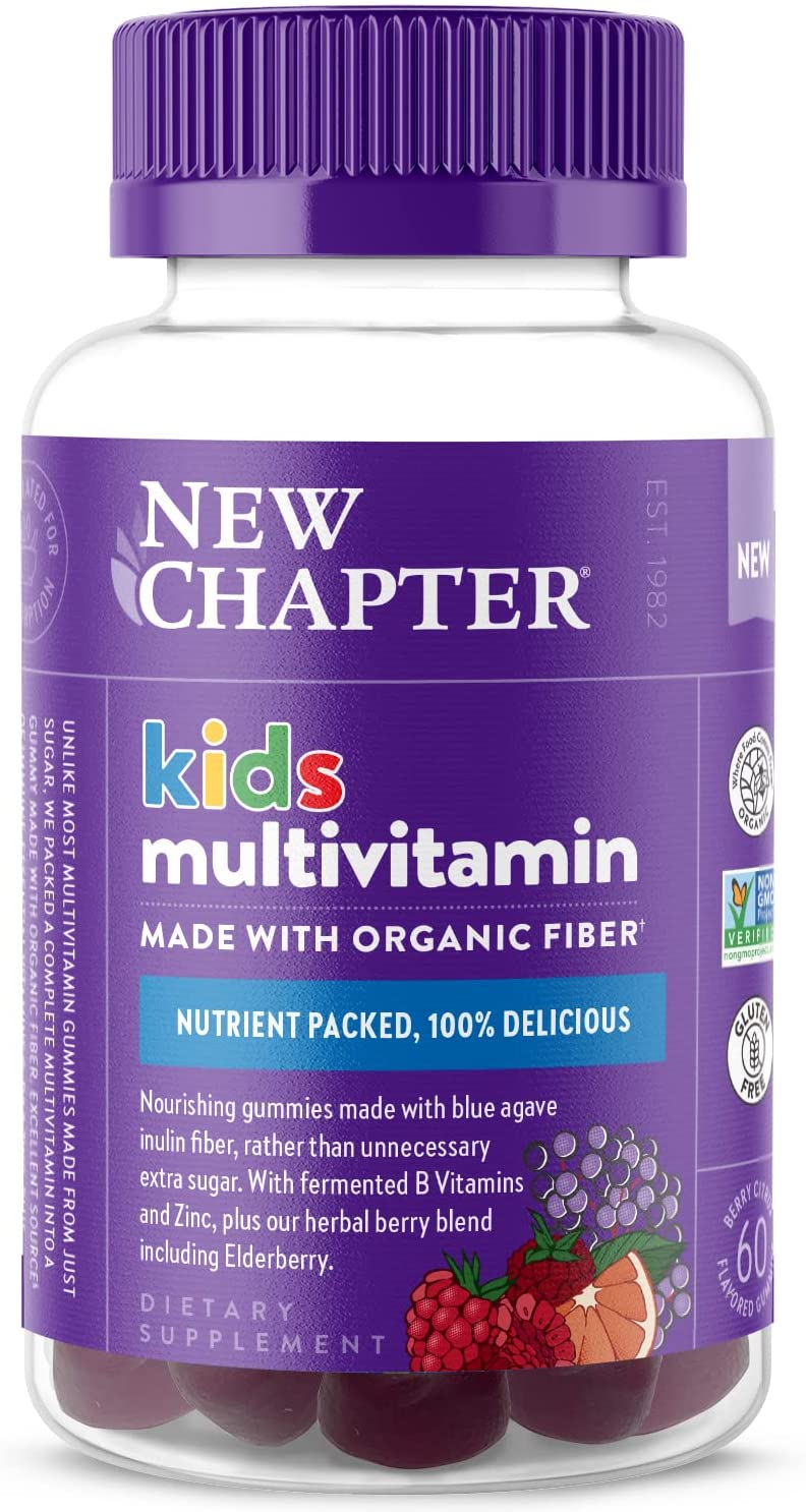 Kids Multivitamin Gummy Berry Citrus by New Chapter 50% Less Sugar