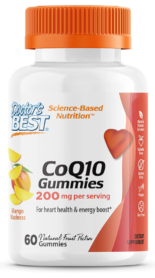 CoQ10 Gummies, Mango Madness, 100 mg, 60 Gummies, by Doctor&